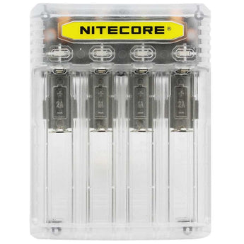 Nitecore Q4 4-Bay Quick Charger for Li-Ion, IMR Batteries - Comes in a Variety of Colors