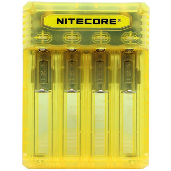 Nitecore Q4 4-Bay Quick Charger for Li-Ion, IMR Batteries - Comes in a Variety of Colors