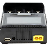 Nitecore Superb Charger SC4 4-Channel Selectable Current Smart Battery Charger for Li-ion, Ni-Cd, NiMH Batteries, and USB Devices