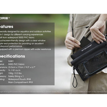 Nitecore SLB-01 Waterproof Outdoor Sling Bag
