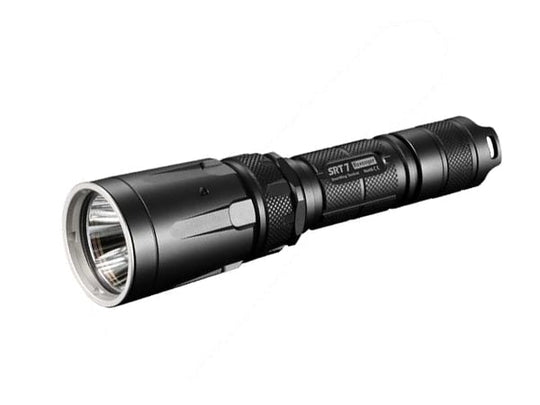 Nitecore SRT7 Revenger LED Flashlight with RGB Color Functions - CREE XM-L2 T6 LED - 960 Lumens - Uses 1 x 18650, 2 x 16340s or 2 x CR123As - Gray