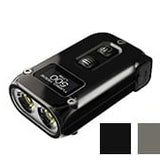 Nitecore TINI-2 Dual-Core USB-C Rechargeable LED Keychain Flashlight - 500 Lumens - 2 x OSRAM P8 - Uses Built-In 280mAh Li-ion Battery Pack - Aluminum Alloy, Stainless Steel, or Titanium - Black or Gray