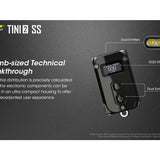 Nitecore TINI-2 Dual-Core USB-C Rechargeable LED Keychain Flashlight - 500 Lumens - 2 x OSRAM P8 - Uses Built-In 280mAh Li-ion Battery Pack - Aluminum Alloy, Stainless Steel, or Titanium - Black or Gray