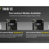 Nitecore TINI-2 Dual-Core USB-C Rechargeable LED Keychain Flashlight - 500 Lumens - 2 x OSRAM P8 - Uses Built-In 280mAh Li-ion Battery Pack - Aluminum Alloy, Stainless Steel, or Titanium - Black or Gray