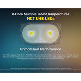Nitecore TINI 3 USB-C Rechargeable LED Keylight - 600 Lumens - NiteLab MCT UHE - Uses Built-in 330mAh Li-ion Battery Pack - Black, Gray, or Orange