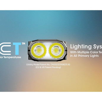 Nitecore TINI 3 USB-C Rechargeable LED Keylight - 600 Lumens - NiteLab MCT UHE - Uses Built-in 330mAh Li-ion Battery Pack - Black, Gray, or Orange