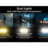 Nitecore TINI 3 USB-C Rechargeable LED Keylight - 600 Lumens - NiteLab MCT UHE - Uses Built-in 330mAh Li-ion Battery Pack - Black, Gray, or Orange