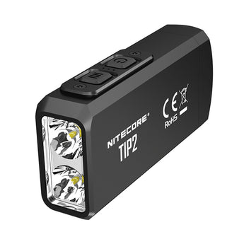 Nitecore TIP 2 Rechargeable LED KeyLight - 2 x CREE XP-G3 S3 - 720 Lumens - Uses Built-In 500mAh Li-ion Battery Pack