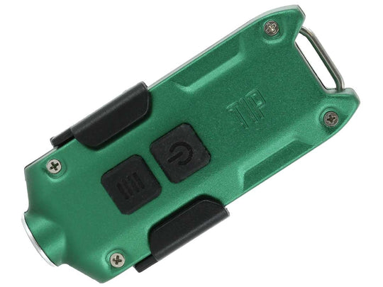 Nitecore TIP CRI (2017) USB Rechargeable Key Light - Nichia 219B LED - 240 Lumens - Includes 1 x Li-Ion Battery Pack - Green