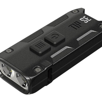 Nitecore TIP SE USB-C Rechargeable LED Key-Light - 2 x OSRAM P8 - 700 Lumens - Uses Built-In 500mAh Li-ion Battery Pack - Black or Gray