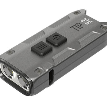 Nitecore TIP SE USB-C Rechargeable LED Key-Light - 2 x OSRAM P8 - 700 Lumens - Uses Built-In 500mAh Li-ion Battery Pack - Black or Gray