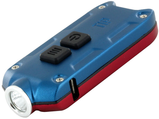 Nitecore TIP Special Edition USB Rechargeable Keylight Winter Gift Set - CREE XP-G2 S3 LED - 360 Lumens - Red and Green