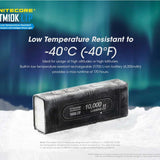 Nitecore TM10K LTP Low Temperature Resistant Tiny Monster Rechargeable LED Flashlight - 6 x CREE XHP35 HD - 10000 Lumens - Includes Built-In 4200mAh 3.7V Li-Ion Battery Pack