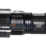 Nitecore Tiny Monster TM26 Quad Ray Flashlight - 4 x CREE XM-L2 LEDs - 4000 Lumens - Uses 4 x 18650s or 8 x CR123As