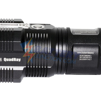 Nitecore Tiny Monster TM26 Quad Ray Flashlight - 4 x CREE XM-L2 LEDs - 4000 Lumens - Uses 4 x 18650s or 8 x CR123As