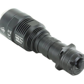 Nitecore TM9K Pro USB-C Rechargeable LED Flashlight - 9900 Lumens -  3 x NiteLab UHi 40 MAX - Uses Built-in 5000mAh Li-ion Battery Pack