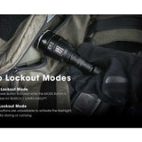 Nitecore TM9K Pro USB-C Rechargeable LED Flashlight - 9900 Lumens -  3 x NiteLab UHi 40 MAX - Uses Built-in 5000mAh Li-ion Battery Pack