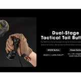 Nitecore TM9K Pro USB-C Rechargeable LED Flashlight - 9900 Lumens -  3 x NiteLab UHi 40 MAX - Uses Built-in 5000mAh Li-ion Battery Pack