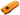 Nitecore Tube USB Rechargeable LED Keylight - 45 Lumens - Built-in Battery Pack - Orange
