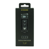 Nitecore TUP LED Keychain Light - CREE XP-L HD V6 - OLED Display - 1000 Lumens - Uses 3.7V 1200mAh Battery Pack