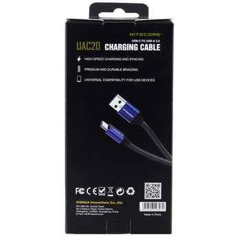 Nitecore UAC20 USB-A to USB-C 3A Charging Cable