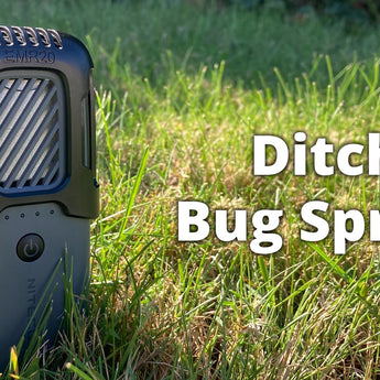 Nitecore EMR06 USB-C Rechargeable Portable Electronic Insect Repeller - Uses 1800mAh Li-ion Battery Pack - Black or Desert Tan