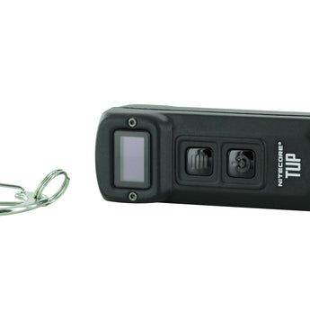 Nitecore TUP LED Keychain Light - CREE XP-L HD V6 - OLED Display - 1000 Lumens - Uses 3.7V 1200mAh Battery Pack