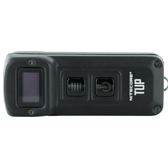 Nitecore TUP LED Keychain Light - CREE XP-L HD V6 - OLED Display - 1000 Lumens - Uses 3.7V 1200mAh Battery Pack