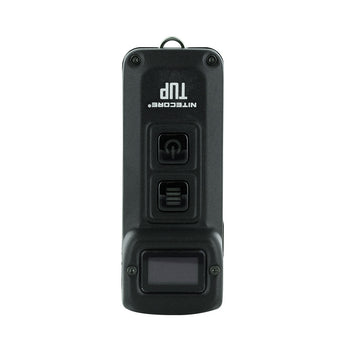 Nitecore TUP LED Keychain Light - CREE XP-L HD V6 - OLED Display - 1000 Lumens - Uses 3.7V 1200mAh Battery Pack
