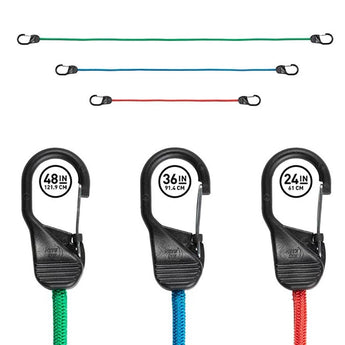 Nite Ize SlideLock Carabiner Bungee - 24 in. - Red