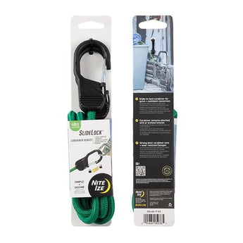 Nite Ize SlideLock Carabiner Bungee - 24 in. - Red