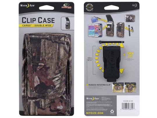 Nite Ize Clip Case Cargo Holster - Double Wide - Mossy Oak