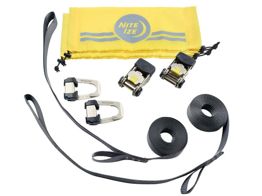 Nite Ize CamJam HookLock Ratchet Strap System - Small or Large - 2 Pack