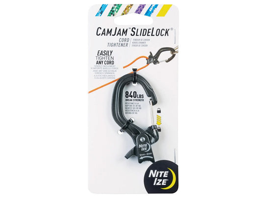 Nite Ize CamJam SlideLock Cord Tightener - Small or Large - None, Rope, or Paracord