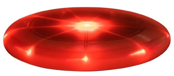 Nite Ize Flashflight LED Flying Disc - 10.5-inch - Includes 2 x CR2016s - Red (FFD-08-10)
