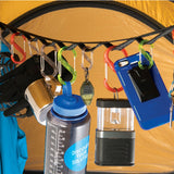 Nite Ize Gear Line Organization System - 4-Foot with 5 x #2 and 5 x #4 Plastic S-Biner Clips - Colorful (GLN4-M1-R8)