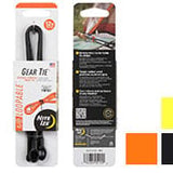 NiteIze Gear Tie Loopable Twist Tie 12 in. - 2 Pack - Neon Yellow