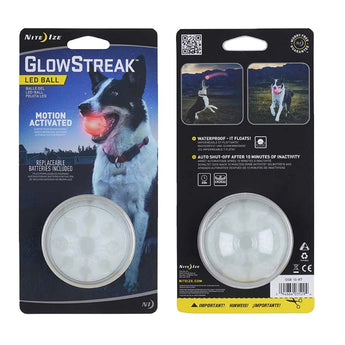 Nite Ize GlowStreak LED Ball - Red - Package Shot