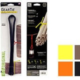 NiteIze Gear Tie Reusable Rubber Twist Tie 24 in. - 2 Pack - Coyote or Black or Bright Orange or Neon Yellow