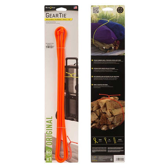 NiteIze Gear Tie Reusable Rubber Twist Tie 64 in. - Coyote or Black or Bright Orange or Neon Yellow