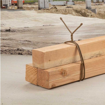 NiteIze Gear Tie Reusable Rubber Twist Tie 64 in. - Coyote or Black or Bright Orange or Neon Yellow