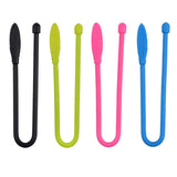 Nite Ize Gear Tie Cordable Rubber Twist Tie with Stretch Loop - 6-Inch - 4 Pack - Assorted Colors (GTK6-A1-4R7)