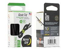 NiteIze Gear Tie ProPack 6 in. - 6 Pack - Black