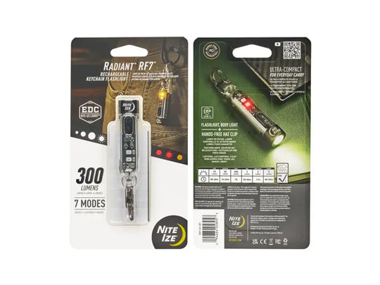 Nite Ize Radiant RF7 Rechargeable Keychain Flashlight