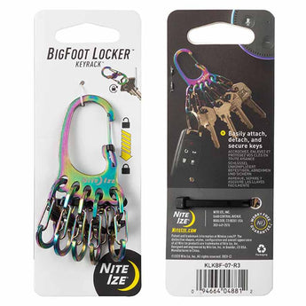 Nite Ize BigFoot Locker KeyRack Stainless Steel - Spectrum