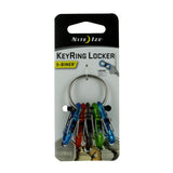 Nite Ize KRGP-11-R3 Multi-Color S-Biner KeyRing Locker