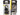 Nite Ize KeyRack - Stainless Steel Carabiner with 6 x Plastic #0 S-Biner Carabiner Clips - Black with Military-Colored Clips (KRK-03-01BG)