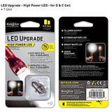 Nite Ize High-Power LED Upgrade Kit - 74 Lumens - Fits D and C Cell Flashlights (LRB2-07-PRHP)