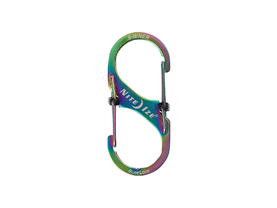 Nite Ize S-Biner SlideLock Stainless Steel #3 - Spectrum