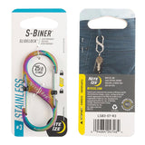 Nite Ize S-Biner SlideLock Stainless Steel #3 - Spectrum